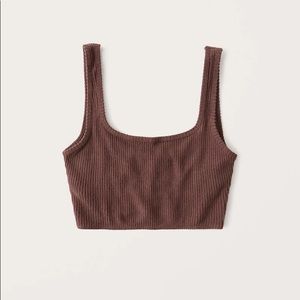 Abercrombie & Fitch Ribbed Crop Top